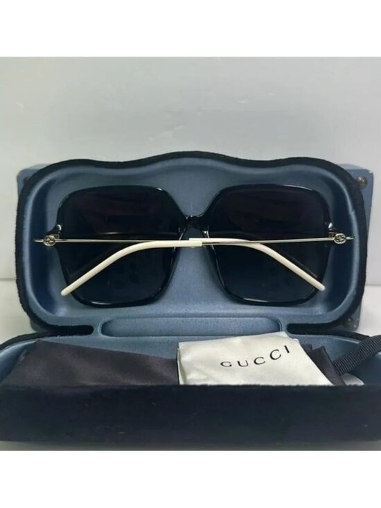 ?- New Authentic Gucci Grey Butterfly Ladies Sunglasses GG1267SA 001 60 main image 11